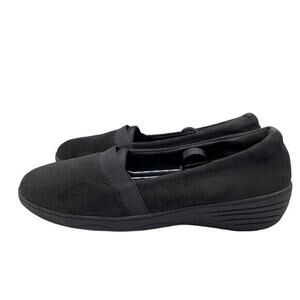 Skechers Kiss Royal Plush Loafer Charcoal Flat Slip On Shoes Women Size 11